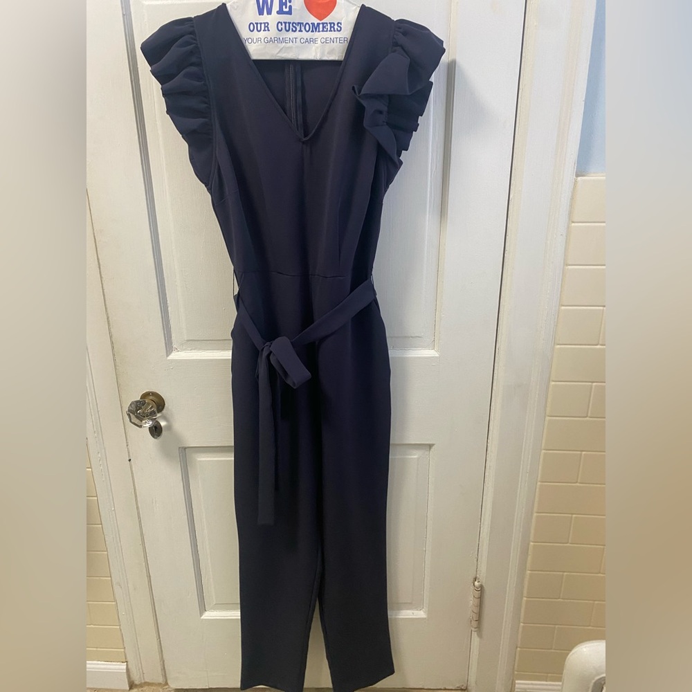 New York & Company Navy Jumpsuit
